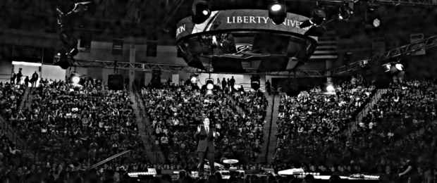 Sen. Ted Cruz, R-Texas announces his campaign for president, Monday, March 23, 2015, at Liberty University, founded by the late Rev. Jerry Falwell, in Lynchburg, Va. Cruz, who announced his candidacy on twitter in the early morning hours, is the first major candidate in the 2016 race for president. (AP Photo/Andrew Harnik)