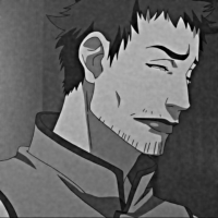 Lebanon's mourning: Lebanon weeps for his late wife, Michiru, and his son's grief. (Detail of frame from Darker Than Black: Gemini of the Meteor, episode 5, "Gunsmoke Blows, Life Flows...")