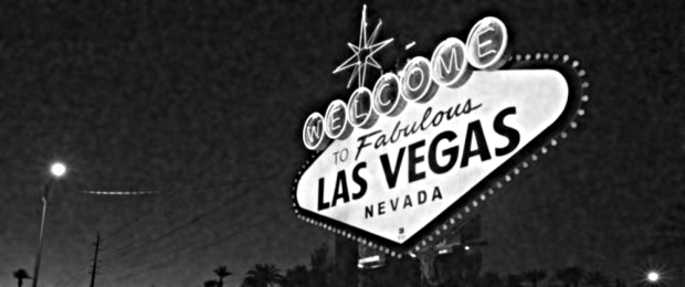 Undated photo of the iconic sign welcoming visitors to Las Vegas.  The sign was designed by Betty Willis in 1959.  (Photo: Sam Morris/AP)