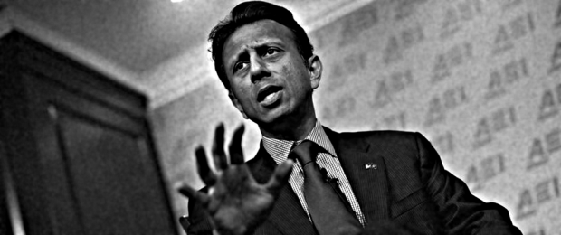 Louisiana Gov. Bobby Jindal (R) speaks at the American Enterprise Institute in Washington, DC, 6 October 2014. (Photo: Win McNamee/Getty Images)