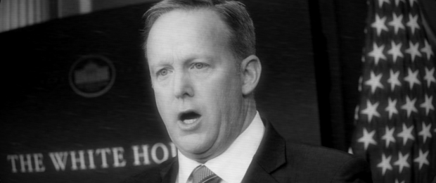 White House Press Secretary Sean Spicer speaks to the media during a press briefing at the White House in Washington, D.C., 14 February 2017. (Photo by Alex Wong/Getty Images)