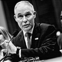 Environmental Protection Agency Administrator Scott Pruitt speaks during a hearing of the House Energy and Commerce Subcommittee on Environment, on Capitol Hill, 26 April 2018, in Washington D.C. (Photo: Brendan Smialowski/AFP/Getty Images)